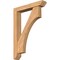 Ekena Millwork Westlake Slat Smooth Bracket w/ Offset Brace, Western Red Cedar, 5 1/2"W x 30"D x 42"H BKT0604X30X42WTL06SWR - alternate 1